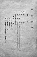 学生便覧　文庫判148p　京都帝国大学　昭和17年