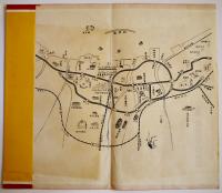 博多築港記念博覧会絵葉書　カラー写真版2枚袋付き美品　福岡市岩田屋百貨店　戦前