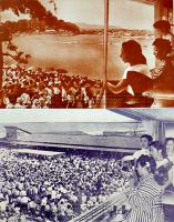日本最初公認津競艇エハガキ（絵葉書）第一集　単色写真版7枚袋付き美品　昭和27年
