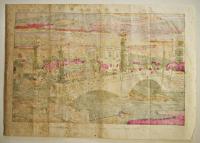 東京名所　日本橋之光景　彩色合羽摺り　著作兼発行・黒木半之助　大正3年
