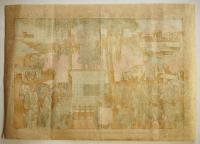 東京名所　上野公園西郷銅像ノ景　彩色合羽摺り　著作兼発行・日比野藤太郎　大正6年