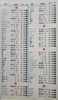 夜のひろしま社交場ガイド　52×36㎝両面印刷　広島県社交環境衛生同業組合　昭和45年