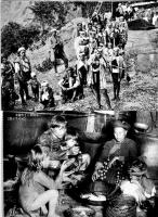 復刻　問候台湾絵葉書　モノクロ写真版9枚美品　1895-1945　台湾製