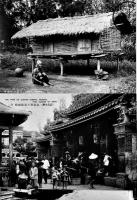 復刻　問候台湾絵葉書　モノクロ写真版9枚美品　1895-1945　台湾製