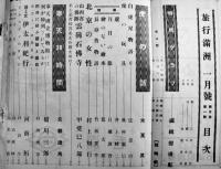 「旅行満洲」第5巻1号　ジャパン・ツーリスト・ビューロー満洲支部発行　昭和13年