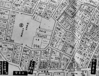 杉並区天沼3丁目詳細図①　個別住居表示・広告入 昭和4〜50年頃？
