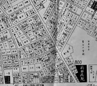 杉並区天沼3丁目詳細図②　個別住居表示・広告入 昭和4〜50年頃？