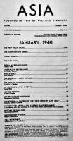 「ASIA」1936〜1940年（不揃い11冊）対外宣伝グラフ誌