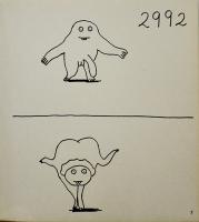 寄生虫THEORY OF EVOLUTION No.8 久里洋二漫画集coo.16 久里実験漫画工房　1972年