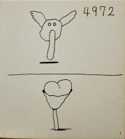 寄生虫THEORY OF EVOLUTION No.8 久里洋二漫画集coo.16 久里実験漫画工房　1972年