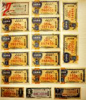宝くじコレクションアルバム2冊中276枚（ダブリ有り）昭和19年〜平成28年