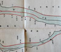 木曽長良揖斐三川改修計画図/木曽長良揖斐三川改修後之図（2舗一括）明治刊