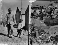 絵葉書　大陸　白黒写真版5枚組袋（手製）付　各ハゲ有り　戦前