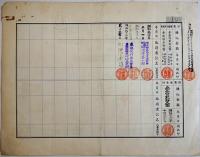 満洲重工業開発株式会社乙種株券拾株五百円（3枚）昭和15年