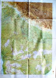 デリー/ボムベイ　多色刷り　二百万分一太平洋周域（南部）輿地図二十号　昭和17年