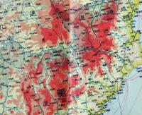 新満洲國全図　二百万分一　再版　多色刷り　小林又七編　日本統制地図株式会社　昭和18年