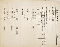 福島県下特設電話番号簿訂正書（第三回）非売　仙台逓信局発行　昭和3年