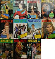 「ミュージック・ライフ MUSIC LIFE」1973年1〜6,8〜12月号（11冊一括）