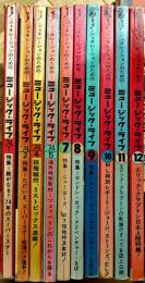 「ミュージック・ライフ MUSIC LIFE」1974年1,2,4,5,7〜12月号（10冊一括）