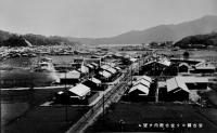 山田線陸中川井宮古間鉄道開通記念絵葉書　白黒写真4枚組タトウ付　鉄道省盛岡建設事務所　昭和9年