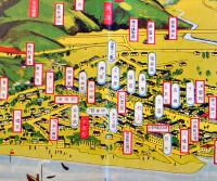 伊東温泉案内（鳥瞰図）画者不詳　蘆田厚編　東京美術製版社　昭和2年