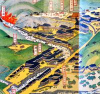 四万温泉名所図絵（鳥瞰図）画者不詳　小山吉三著　四万鉱泉場組合取締所　大正11年