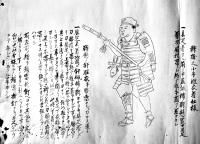 犢鼻褌（ふんどし）-下着肌着股曳他の締め方図-  長尺肉筆絵巻  江戸末頃