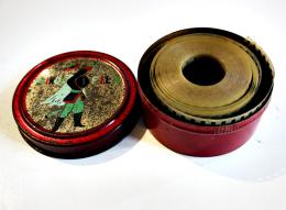 幻燈機フィルム「のらくろ鬼大尉大空突撃隊」 缶入状態良好　戦前