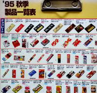 明治製菓製品11枚　ノベルティバインダー 1993年〜2003年