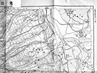 二万分一之尺地図「南投」臨時台湾土地調査局/台湾総督府　(株)台湾日日新報社発行　大正11年