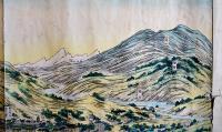 清國盛京奉天府城之図（カラー奉天城鳥瞰図）画作兼印刷発行日本橋区・鈴木源四郎　明治27年