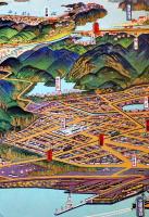 大連（カラー鳥瞰図）吉田初三郎画　表紙欠　ジャパン・ツーリスト・ビューロー大連支部　昭和4年