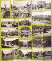 新京（市街図付リーフレット）53×38.5㎝両面印刷　南満洲鉄道株式会社　昭和9年