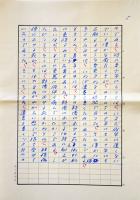 高柳重信自筆草稿「遺書としての俳句」ペン書300字詰原稿用紙11枚完　俳句研究社箋