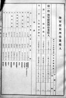 ㊙海軍省歳入歳出予定計算書各目明細書綴り　海軍省　明治42年
