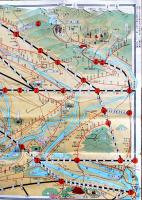 大東京案内図（鳥瞰図）日光伊豆箱根江の島鎌倉付（株）旅行案内社　昭和16年