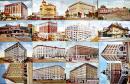 絵葉書　東京都内ビルディング建築物16種一括　カラー写真版　戦前