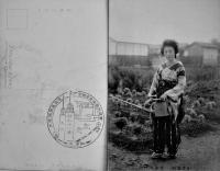 絵葉書　米澤美人のたちつけ姿　モノクロ写真版8枚　各並上品　米沢市　戦前