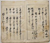 写本　算法和算書5冊　関流八傳佐藤義信先生門人松川文一郎写　江戸末〜明治頃