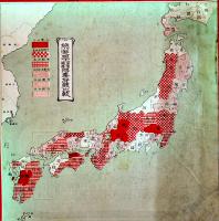 「実業之日本」第15巻14号　表紙・総選挙当選議員得票府縣比較　明治45年
