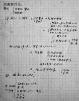 第四中隊幹部候補生木股正一肉筆帖3冊「ノートブック」「作戦要務令」「観測通信」
