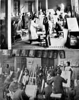絵葉書　東京美術学校　モノクロ写真版8枚　並上品　戦前　