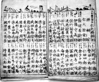 天保改正鎌倉分限帳　18×12㎝ 6p 並本  江戸末頃