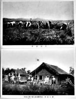 満洲農業移民絵葉書　モノクロ写真版8枚組袋付　並上品　満洲移住協会　戦前