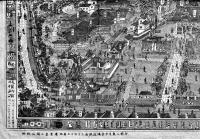 改正成田山全図　61×45.5㎝　細密銅版画　画作発行人三橋吉兵衛　明治28年