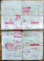 善光寺如来三國傳来絵傳　52×37㎝　彩色木版画　中央部少穴有り　三上真助画作　明治27年