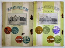 満洲資源館要覧（改訂7版,10版2冊一括）南満洲鉄道(株)満洲資源館発行　昭和11,14年