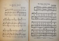 楽譜　LET ME GO LOVER 炎のワルツ　表紙雪村いづみ B5判3つ折美品　DIAMOND MUSIC CORP 昭和20年代