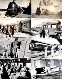 絵葉書　あじあ号　モノクロ写真版8枚　南満洲鉄道株式会社　戦前