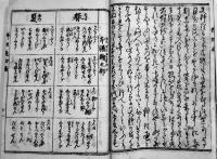 江戸流行料理通初篇二篇/江戸流行料理通三四篇（2冊）各彩色摺含む絵入本　並本